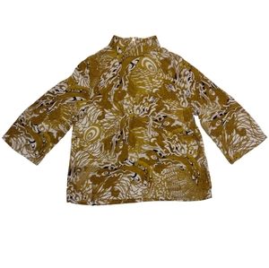 H&M Mock Neck 3/4 Sleeve Top